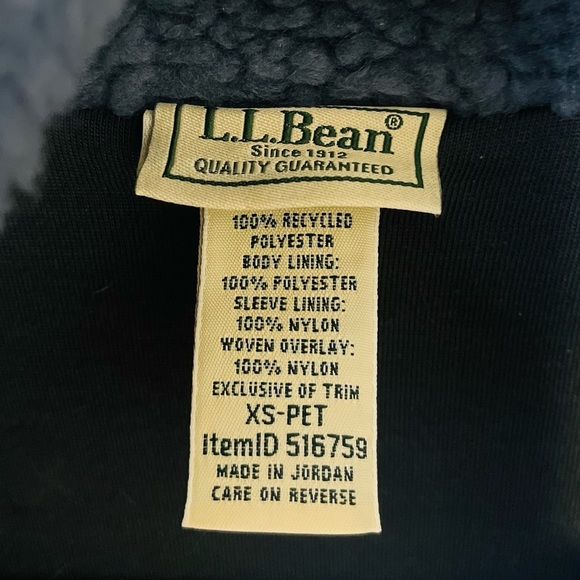L.L. Bean Sherpa Fleece Jacket - Picture 3 of 4
